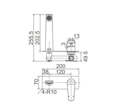 EXON Wall Basin/Bath Set