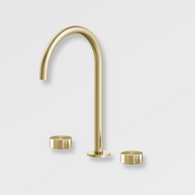Element Raised Height Hob Mounted Basin Mixer Set