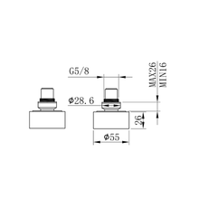 Element Hot & Cold Wall Top Assembly ¼ Turn