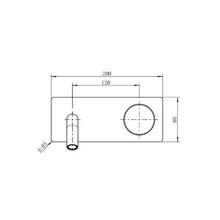 DIAMOND Wall Basin Mixer Set with Backplate