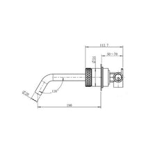 DIAMOND Wall Basin Mixer Set with Backplate