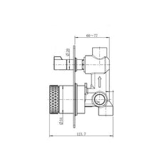 DIAMOND Bath/Shower Diverter Mixer