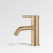 New York Curved Spout Basin Mixer