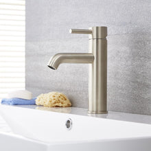 New York Curved Spout Basin Mixer