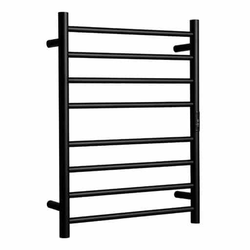 Flat Round Heated Towel Rail with Built-in Timer