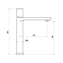 The GABE High Rise Basin Mixer