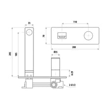 The GABE Wall Outlet Mixer