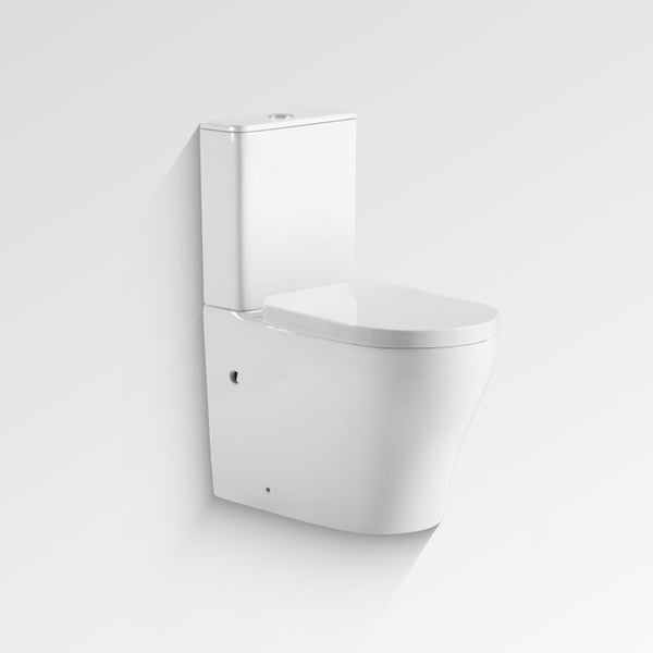 Lusso Raised Height Tornado Flush Back to Wall Toilet Suite ...