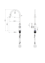 Montpellier Pull Out Kitchen Mixer
