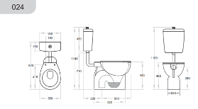 Calla Disabled Toilet Suite