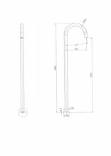 Star Freestanding Bath Spout