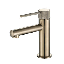 Star Mini Basin Mixer With Knurled Handle