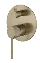 Star Mini Shower Diverter Mixer With Knurled Handle