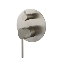 Star Mini Shower Diverter Mixer With Knurled Handle