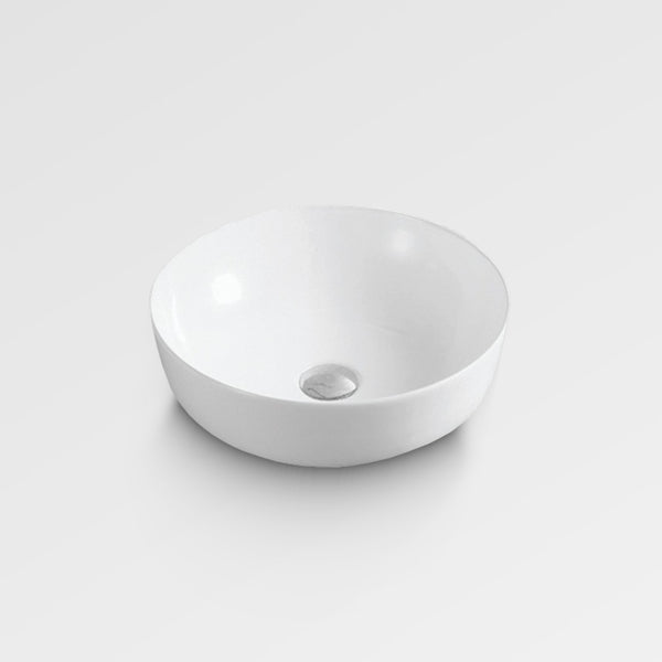 NIRVANA Fine Round White Vessel Basin