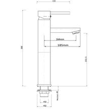 Norico Pentro Round Tall Basin Mixer