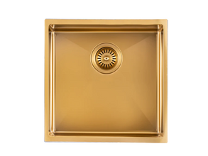 440x440x205mm Stainless Steel Handmade Single Bowl Sink for Flush Mount and Undermount