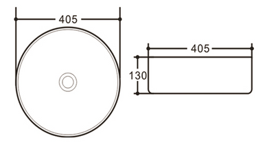 KOVA Round Above Counter Basin