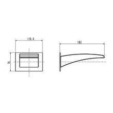 NAUTICA Curved Bath Spout