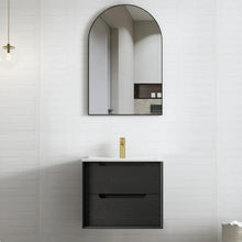 Byron Black Oak Wall Hung Vanity 600mm to 1500mm