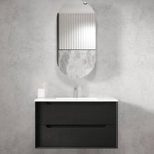 Byron Black Oak Wall Hung Vanity 600mm to 1500mm