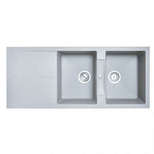 Carysil Jazz D200 Double Bowl Granite Sink with Drainer 1160x500x210mm