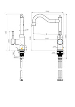 Montpellier Shepherd’s Crook Kitchen Mixer