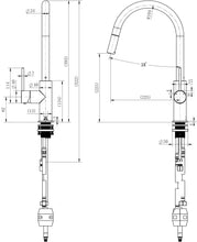 Star Mini Pull Out Kitchen Mixer