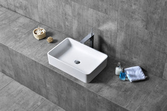 ELEMENT Rectangular Countertop Solid Surface Basin