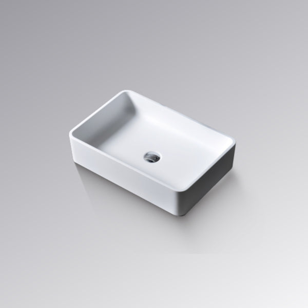 ELEMENT Rectangular Countertop Solid Surface Basin – dreamhousevictoria